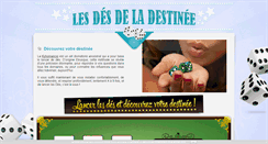 Desktop Screenshot of des-de-la-destinee.com